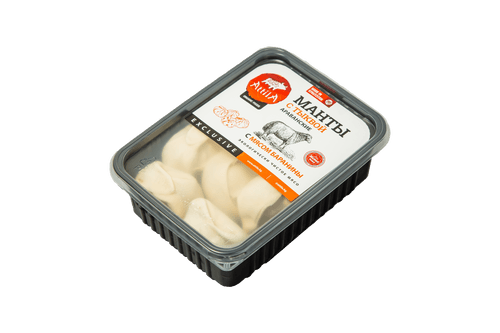 Манты Араванские с мясом баранины и тыквой