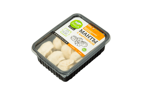 Манты с картошкой и сливочным маслом